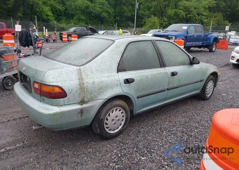 1993 Honda Civic Lx из США, поврежденный, VIN 1HGEG8559PL027745